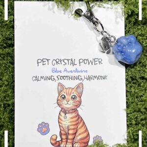 Crystal Cat Paw Pendant for Healing and Comfort