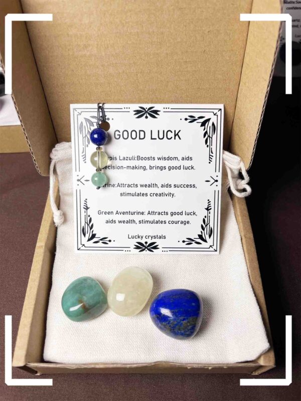 Healing Crystal Stone & Mobile Charm Set