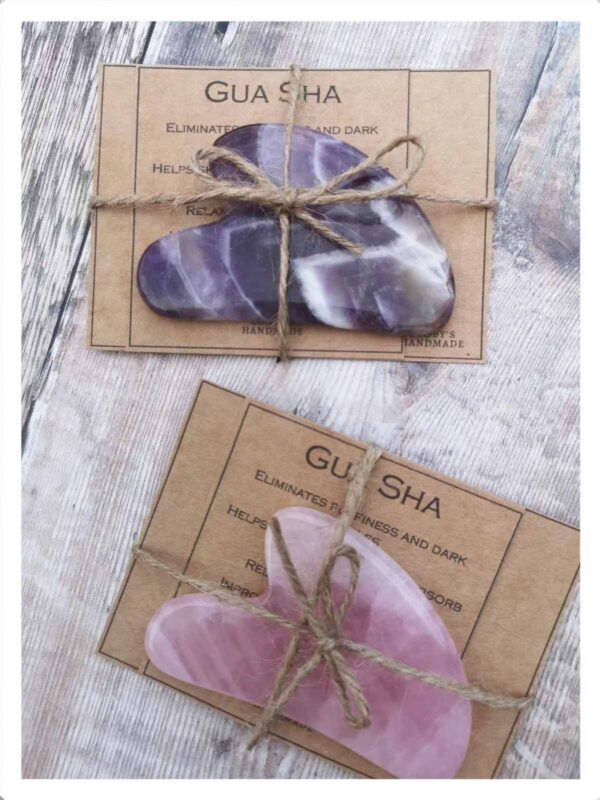 Natural Crystal Gua Sha Set